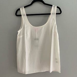 NWT White Lilly Pulitzer Silk Tank size Small